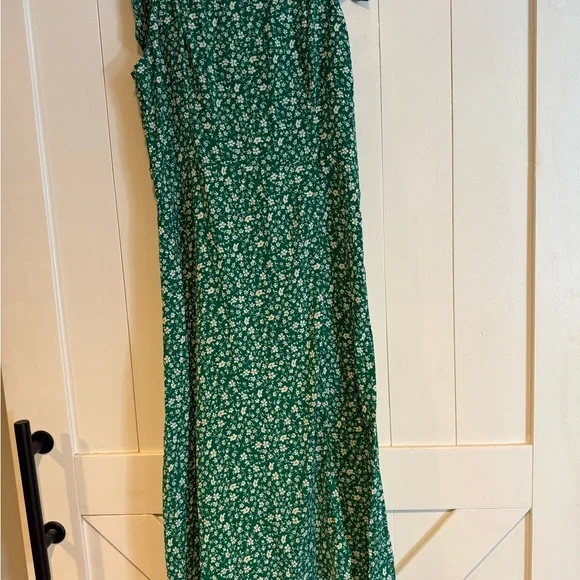 Cupshe Emerald Floral Midi Dress - Picture 4 of 5